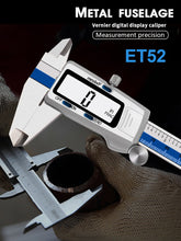 ET52 Stainless Steel Caliper Measuring Tool Digital Precision Caliper with Magnetic Stripe Sticker Technology 0.01-150mm Range Large LCD Display Automatic On/Off function LR44 Button Battery Included