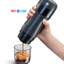 Hibrew h4a máquina de café portátil para carro e casa dc 12v máquina de café expresso caber nespresso dolce pod cápsula café em pó