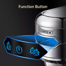 Máquina de café expresso semiautomática HiBREW H11 1450W 1.1L 19Bar de alta extração 25s Aquecimento rápido Máquina de café de xícara única/dupla UE