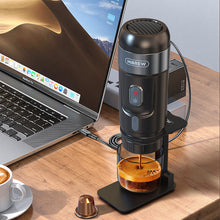 Hibrew h4a máquina de café portátil para carro e casa dc 12v máquina de café expresso caber nespresso dolce pod cápsula café em pó