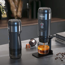 Hibrew h4a máquina de café portátil para carro e casa dc 12v máquina de café expresso caber nespresso dolce pod cápsula café em pó