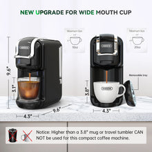 Hibrew h2b 19bar 5 em 1 cápsula múltipla máquina de café quente/frio dg cappuccino nes pequena cápsula ese pod café moído cafeteria