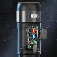 Hibrew h4a máquina de café portátil para carro e casa dc 12v máquina de café expresso caber nespresso dolce pod cápsula café em pó