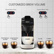 Máquina de café HiBREW H1A 1450W 19 Bar 4 em 1 cápsulas múltiplas quentes e frias Cafeteira Espresso Pod