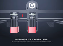 Gravador a laser LONGER RAY5 5W, tela sensível ao toque de 3,5 polegadas, escultura offline, laser focado ultrafino, chipset de 32 bits, módulo de laser atualizável