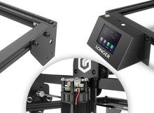 Gravador a laser LONGER RAY5 5W, tela sensível ao toque de 3,5 polegadas, escultura offline, laser focado ultrafino, chipset de 32 bits, módulo de laser atualizável