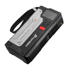 POPDEER PD-JA1 20000mAh Profissional Portátil Carro Jump Starter Inflator Fonte de Alimentação de Emergência Bomba de Ar Máquina Tudo Em Um