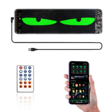 TUERBB K6 Smart Car LED Display Screen - Flexible Scrolling Sign Bluetooth APP Programmable Sign Board for Car Rear Window