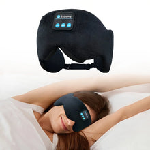 Bluetooth V5.3 HiFi Music Sleep Mask with Type-C Charging - Adjustable Soft Cotton Eye Mask for Travel & Night Sleeping
