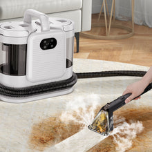 CROSIKO C988 Steam Upholstery & Carpet Cleaner – 1650W High-Temp Steam, 20kPa Max Suction, Dual Tank, 5M Cord, for Sofa, Mattress, Car Interior
