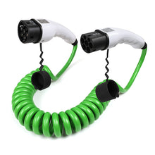 EEMF1635CG/EEMF3235CG Spiral Cable Wallbox Street Cable Outdoor Charger Mode 3 Portable 22KW 11KW 7KW EVSE Station