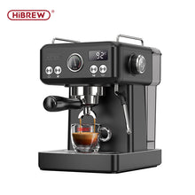 HiBREW H10A 20Bar Máquina de café expresso semiautomática com temperatura ajustável 58mm Portaffiter Máquina de café frio/quente