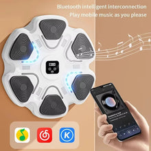 Musical Boxing Sandbag Wall-mounted 6 Targets Smart LED Luminous Boxing Machine Adult Sports Training Equipment