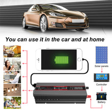 DATOUBOSS Inverter 1500W DC12V-AC230V Pure Sine Wave Converter with LCD Display For RV, Car, Truck