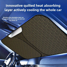 Thickened Laser Car Front Windshield Sun Visor Front Sunscreen Heat Insulation Visor Anti-Ultraviolet Protection for Sedan SUV