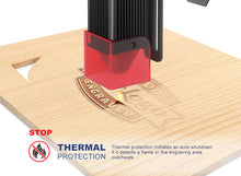 Gravador a laser LONGER RAY5 5W, tela sensível ao toque de 3,5 polegadas, escultura offline, laser focado ultrafino, chipset de 32 bits, módulo de laser atualizável