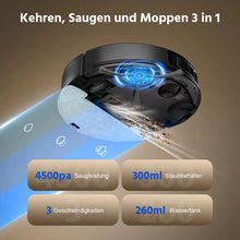 Teendow D10S MAX 2-in-1 Robot Vacuum & Mop,4500Pa Suction,Auto-Empty Station,Smart Mapping,Alexa & Google Assistant Compatible