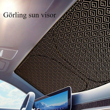 Thickened Laser Car Front Windshield Sun Visor Front Sunscreen Heat Insulation Visor Anti-Ultraviolet Protection for Sedan SUV