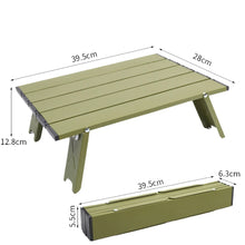 Ultralight Portable Folding Camping Table Foldable Outdoor Dinner Desk Aluminum Alloy Multifunction For Garden Party Picnic BBQ