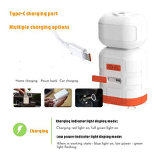 Outdoor Shower Pump Dormitory Camping Portable 2-in-1 Electric Shower Emergency Lighting Portable Camping Shower