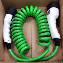 EEMF1635CG/EEMF3235CG Spiral Cable Wallbox Street Cable Outdoor Charger Mode 3 Portable 22KW 11KW 7KW EVSE Station