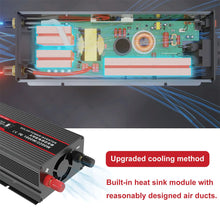 DATOUBOSS Inverter 1500W DC12V-AC230V Pure Sine Wave Converter with LCD Display For RV, Car, Truck