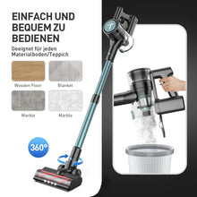 Teendow P11 Pro Cordless Vacuum Cleaner, 25KPA Suction Power, 35Minute Runtime, Quiet ≤75dB, 2200mAh Battery, 450ML Dustbin, Lightweight, Pet Hair & Home Cleaning