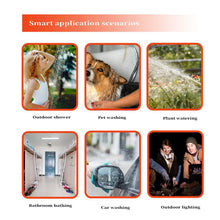 Outdoor Shower Pump Dormitory Camping Portable 2-in-1 Electric Shower Emergency Lighting Portable Camping Shower