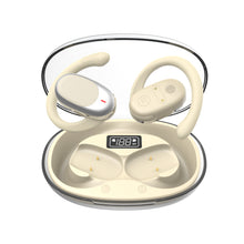 JM11 Bluetooth Headset Wireless Open Rotatable Digital Display Sports Headset for Exercise, Running, Motorcycle Riding