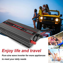 DATOUBOSS Inverter 1500W DC12V-AC230V Pure Sine Wave Converter with LCD Display For RV, Car, Truck