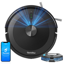 Teendow D10S LDS Robot Vacuum & Mop, 5000PA Suction, Smart Mapping, Precision Navigation, Alexa/Google Assistant, Pet Hair Removal
