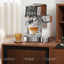 HiBREW H13A 3 in 1 Semi Automatic Espresso Cappuccino Latte Coffee Machine Automatic Milk Froth Ground Coffee Stainless Steels