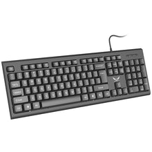 LD-618 Wired Keyboard & Mouse Combo Quiet Ergonomic Splash-Resistant 1000 DPI Precision USB for Office & Home Use