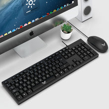 LD-801 Keyboard & Mouse Set USB Ergonomic Durable Design Silent Spill-Resistant 1000 DPI Comfortable Grip for Windows/Mac