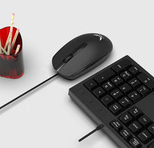 LD-801 Keyboard & Mouse Set USB Ergonomic Durable Design Silent Spill-Resistant 1000 DPI Comfortable Grip for Windows/Mac