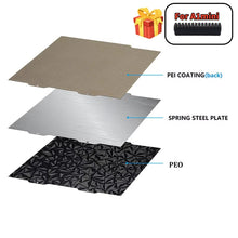 Bambu Lab A1 Mini PEI PEO PET Double Sided Magnetic Build Plate 184x184mm Spring Steel 3D Printer Heated Bed