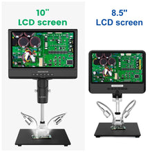 Andonstar AD209 Microscópio digital de 10,1 polegadas 1080P ajustável com display LCD para soldar microscópio para reparo de relógio de telefone