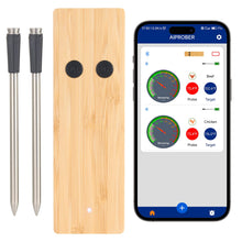 CROSIKO JX168/JX268 Bluetooth Meat Thermometer - 500FT/165FT Remote Monitoring, Bluetooth 5.2 for Roasts, Food Temperature Measurement,Cooking Meat Thermometer