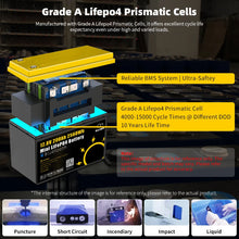 Gokwh 12V 200Ah Mini Bluetooth LiFePO4 Battery Built-in Bluetooth BMS 2560Wh LiFePO4(LFP) IP65 Protection