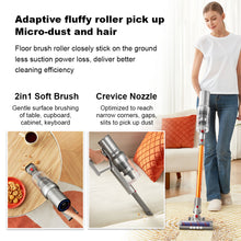 Liectroux i10 Cordless Handheld Stick Vacuum Cleaner, Smart Dust Sensing, Auto Boost,27Kpa Ultra Powerful Suction, 6-cell 2200mAh Detachable Battery, 45Mins Long Run Time