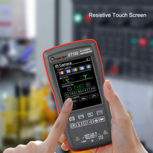 2024 NOVO TOOLTOP ET13S 2 em 1 192 * 192 Multímetro termovisor 10000 contagens Tela de toque de 2,8 polegadas Circuito elétrico Automóvel Inspecionar multímetro de câmera térmica IR