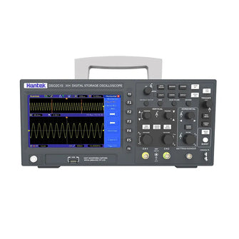 Hantek 2D15 Osciloscópio Digital 2 Canais 100Mhz/150Mhz Armazenamento USB Osciloscópio Portátil Multímetro Tester