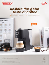 HiBREW H3C Coffee Machine 3-in-1 Capsule Freedom with 7-Level Temperature Control,20-Bar Pressure