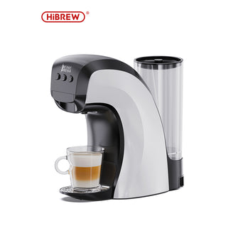 HiBREW H3B 3-in-1 Capsule Coffee Machine – 19 Bar Pressure, One-Touch Operation, Compatible with NS/DG Capsules & Ground Coffee