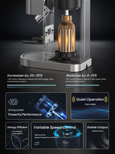 Hibrew G7 Automatic Coffee Grinder – 420 Stainless Steel Burr, Timed Grinding, Compatible with 51/54/58mm Portafilters