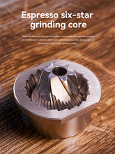 HiBREW G4B Manual Coffee Grinder Portable High Quality Hand Grinder Mill Aluminium With Visual Bean Storage