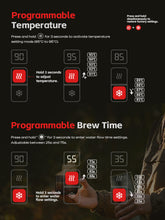 HiBREW H4C Portable Espresso Maker – 3-in-1 Travel Coffee Maker with 20-Bar Pressure,Detachable Battery Design