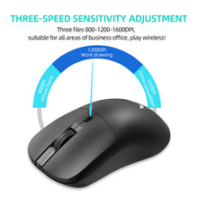 T2 Wireless Mouse with 2.4G Connection Adjustable DPI Battery Powered Wide Compatibility for Windows/iOS