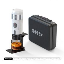 Hibrew h4a máquina de café portátil para carro e casa dc 12v máquina de café expresso caber nespresso dolce pod cápsula café em pó
