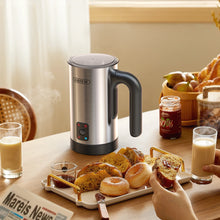 HiBREW M3A 4 em 1 Espumante de leite totalmente automático Aquecedor de leite Espuma fria/quente 130ml Capacidade de espumação 300ml Capacidade de calor de leite